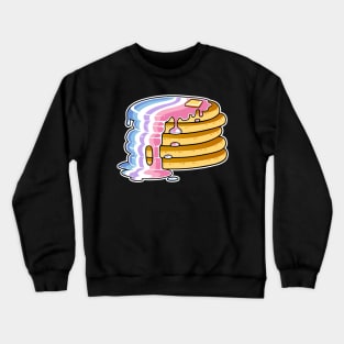 Bigender Pride Pancakes LGBT Crewneck Sweatshirt